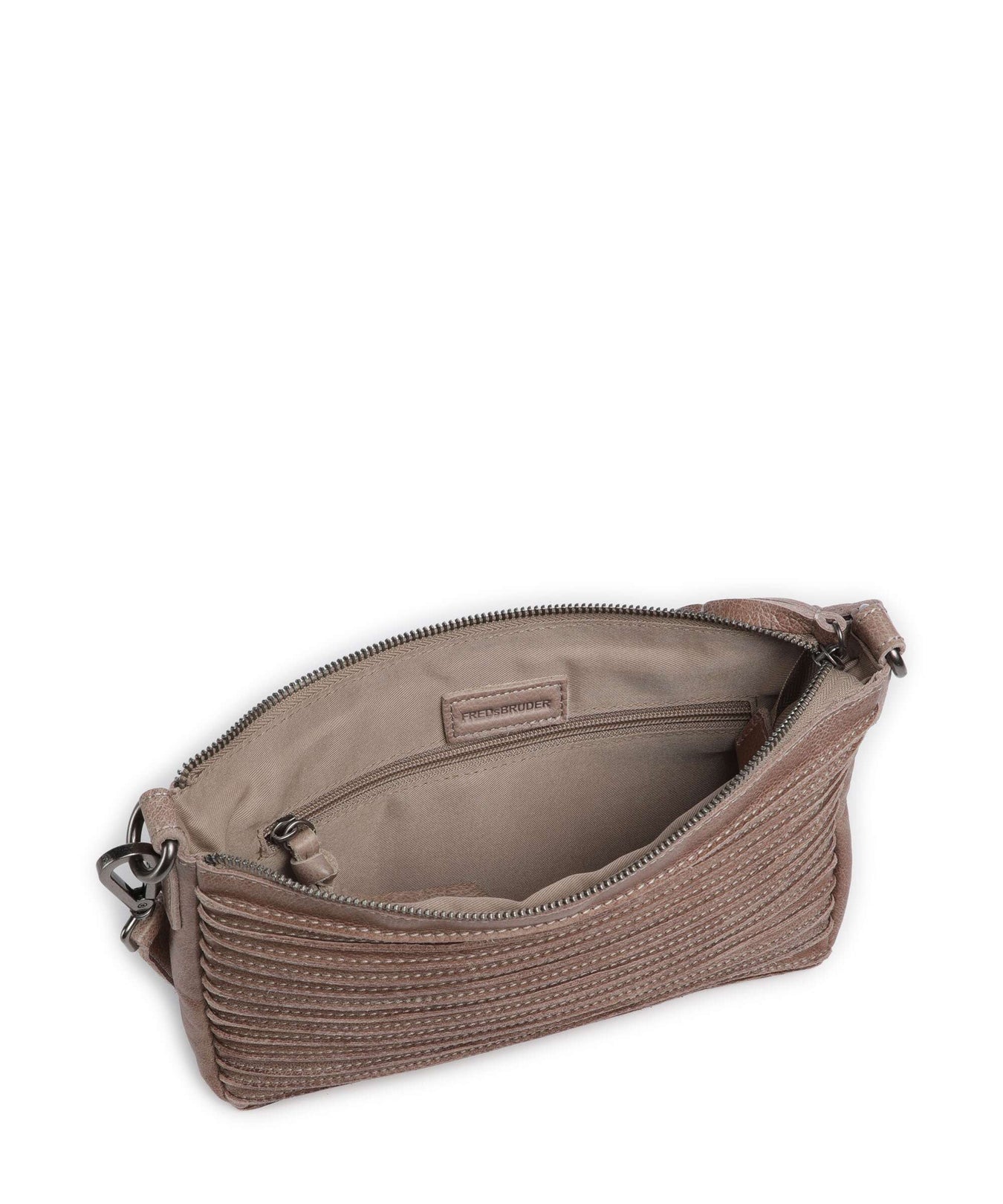 FredsBruder Bestseller Riffel Hobo bag dirty stone