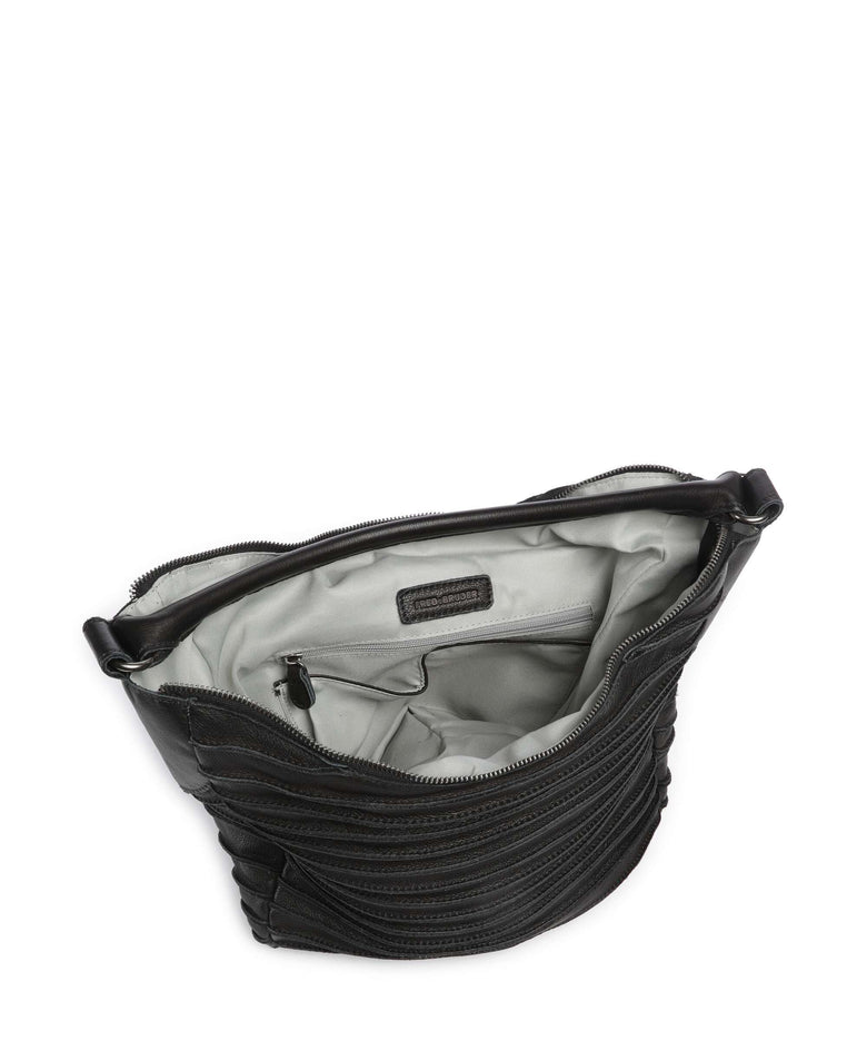 FredsBruder Bestseller Riffeltier S Hobo bag black