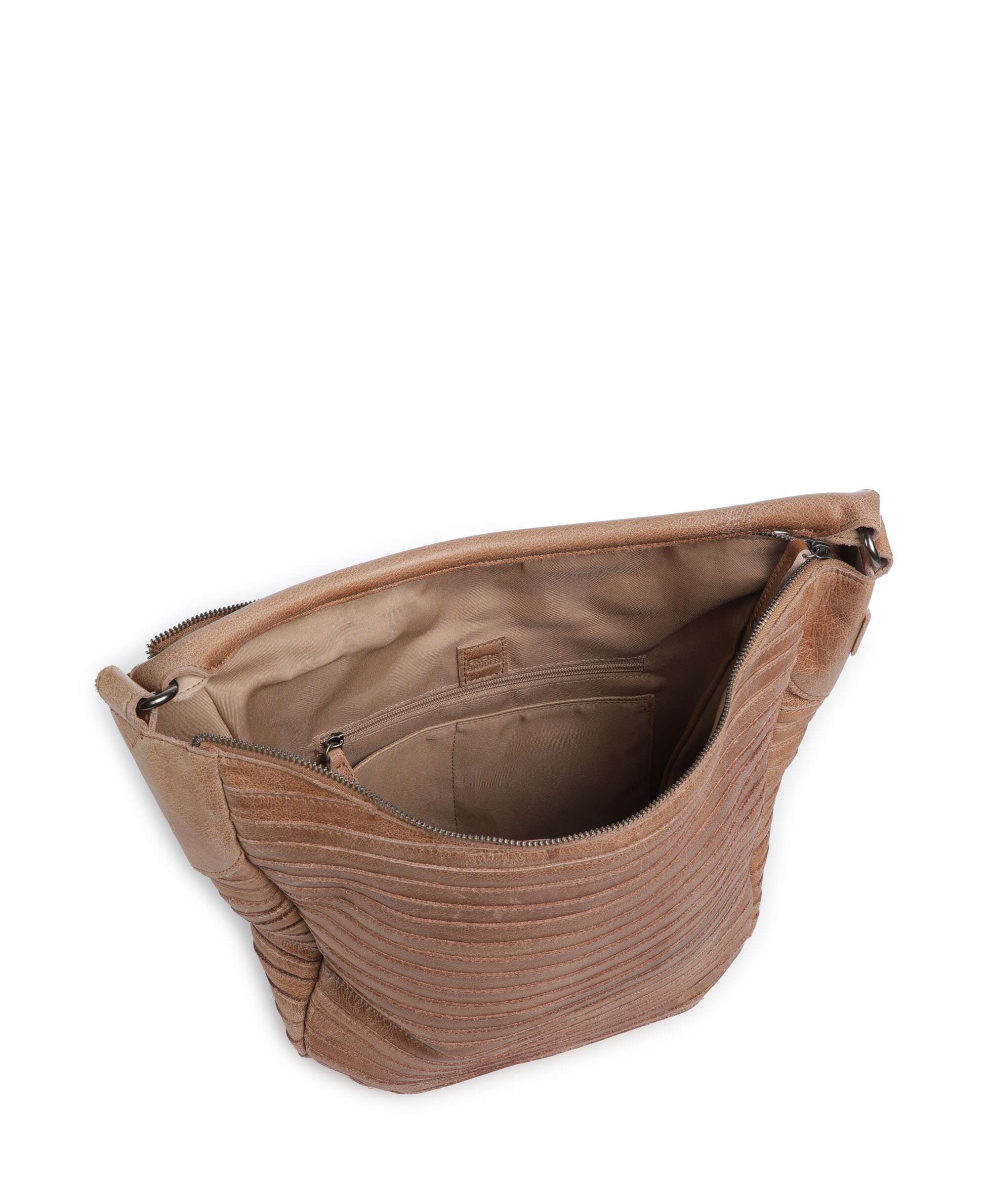 FredsBruder Bestseller Collection Gürteltier S Hobo bag caramel