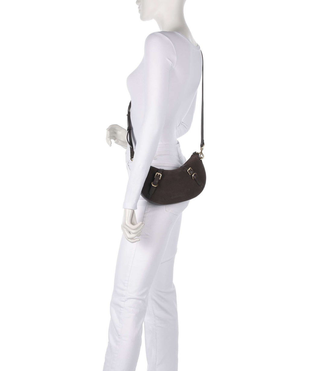 Les Visionnaires Enya Cozy Mini Shoulder bag chocolate brown