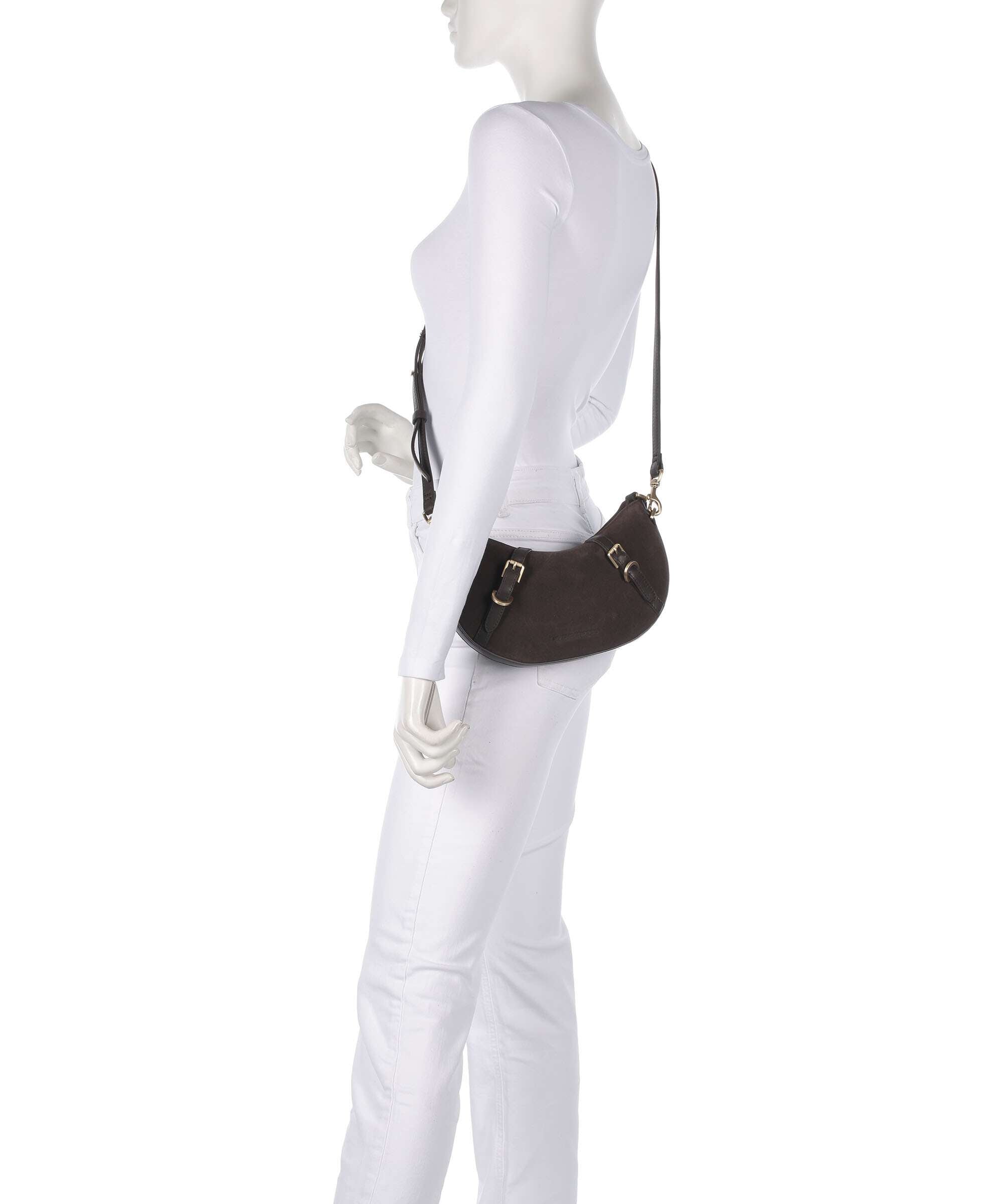 Les Visionnaires Enya Cozy Mini Shoulder bag chocolate brown