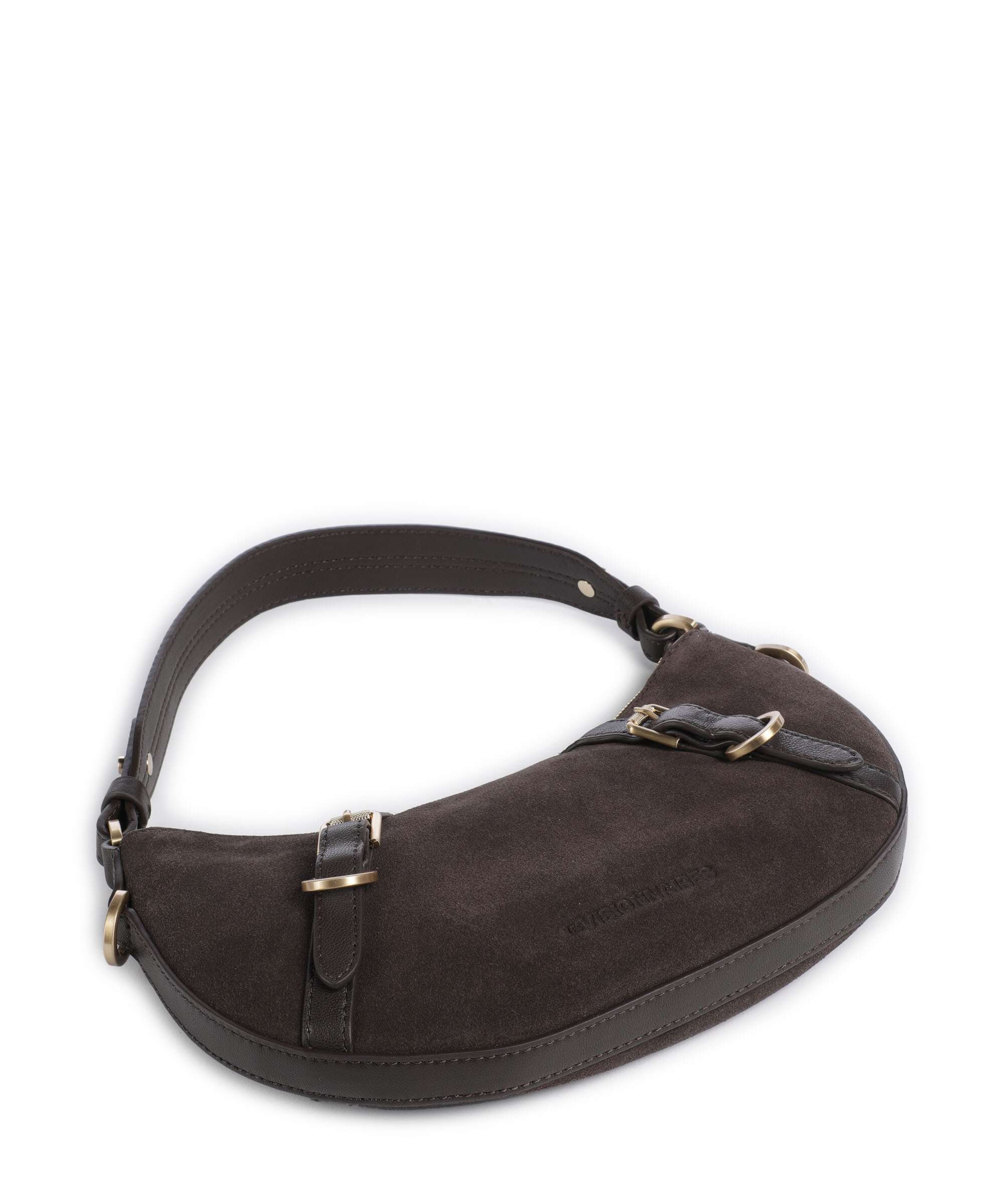 Les Visionnaires Enya Cozy Mini Shoulder bag chocolate brown
