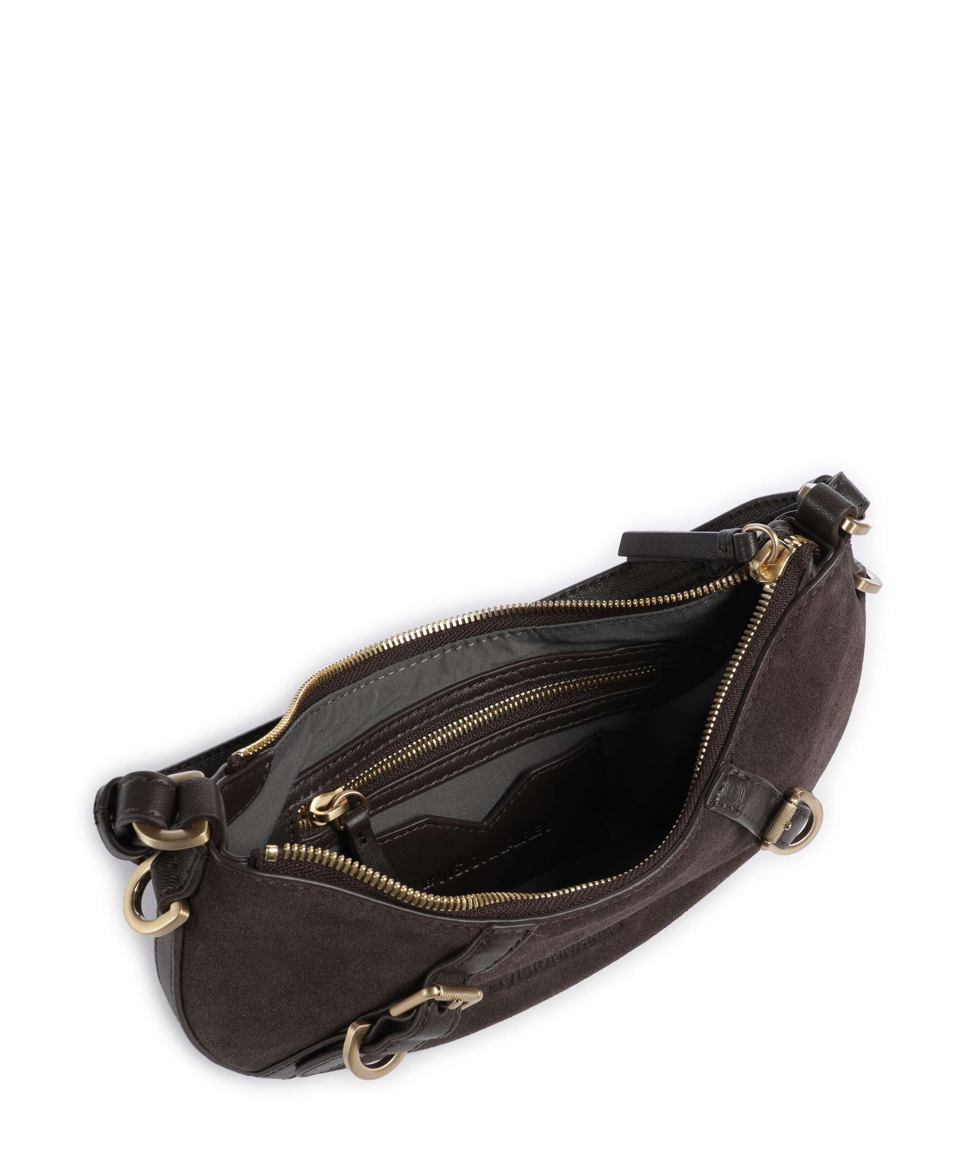 Les Visionnaires Enya Cozy Mini Shoulder bag chocolate brown