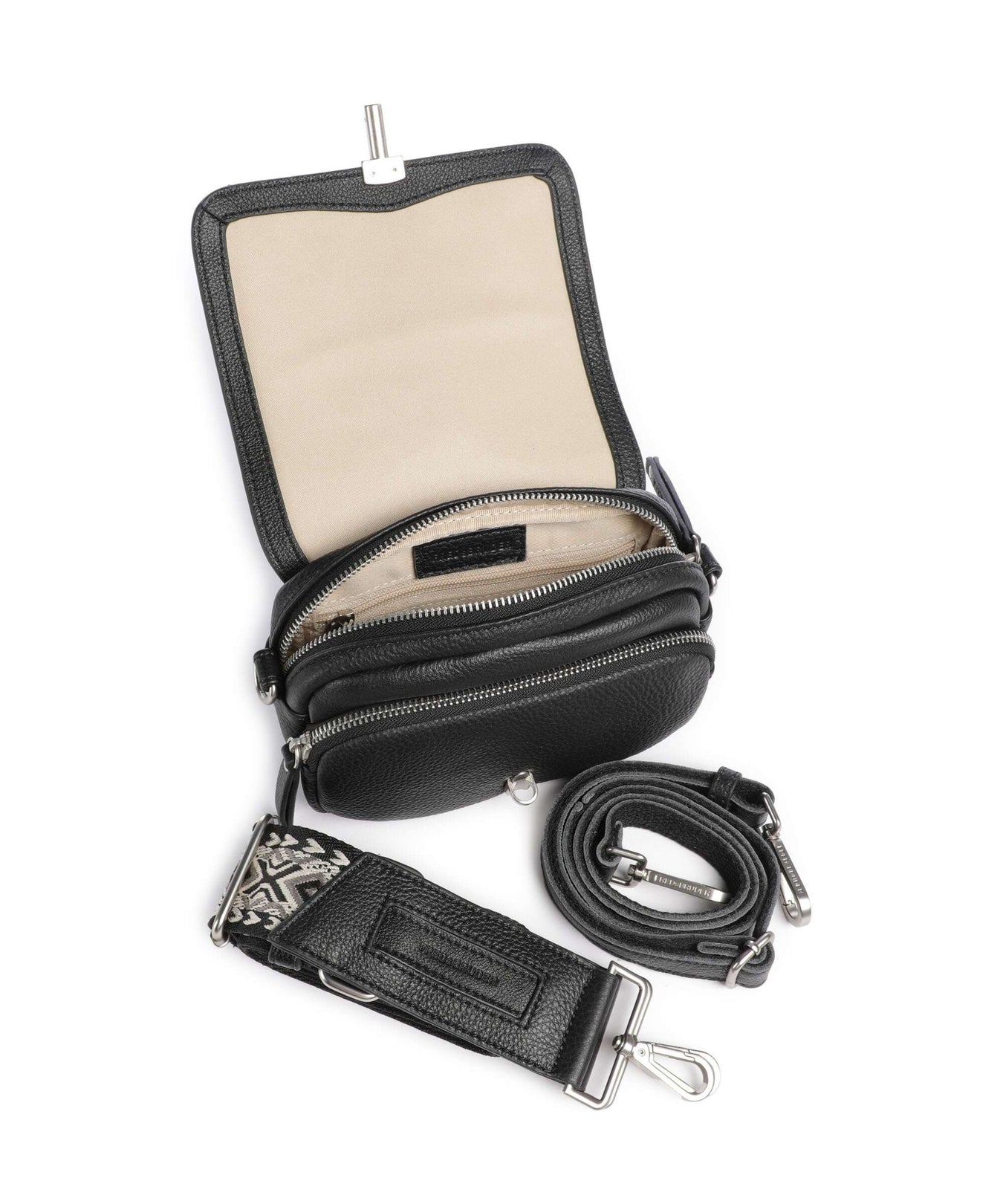 FredsBruder Sha Na Na Crossbody bag black