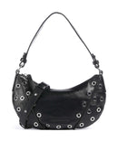 Les Visionnaires Enya Rivet Glossy Mini Bolso de hombro black