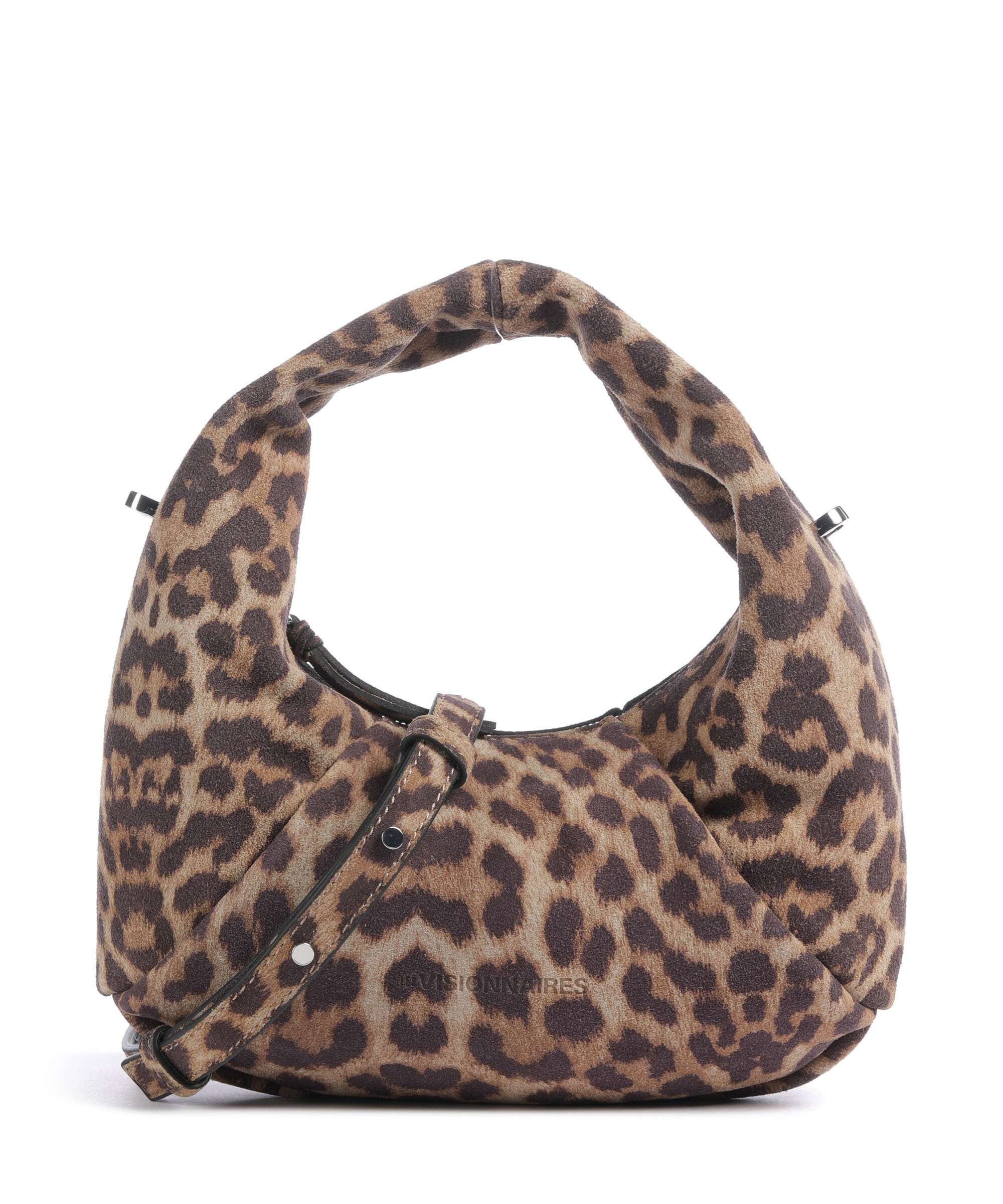 Les Visionnaires Greta Essentil Cozy Mini Handbag leo print