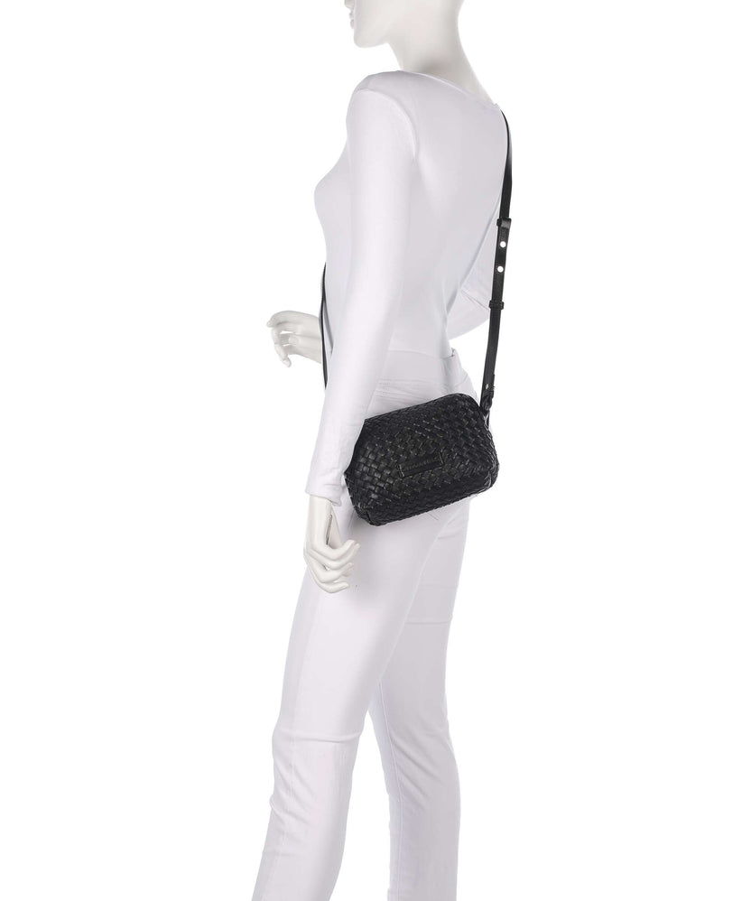 Les Visionnaires Lynn Weave Silky Crossbody bag black