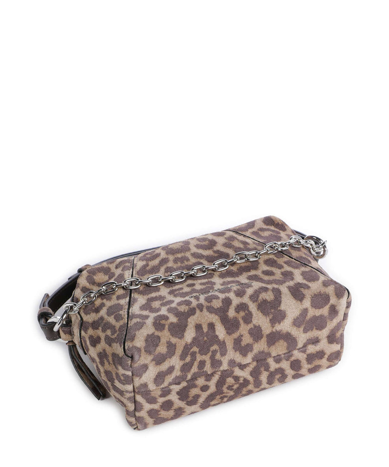 Les Visionnaires Lynn Cozy Chain Crossbody bag leo print