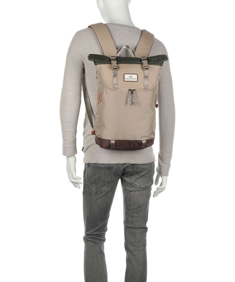 Doughnut Jungle Christopher Small Rolltop backpack brown