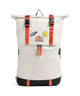 Doughnut The Dudes Christopher Dark Mochila roll-top beige
