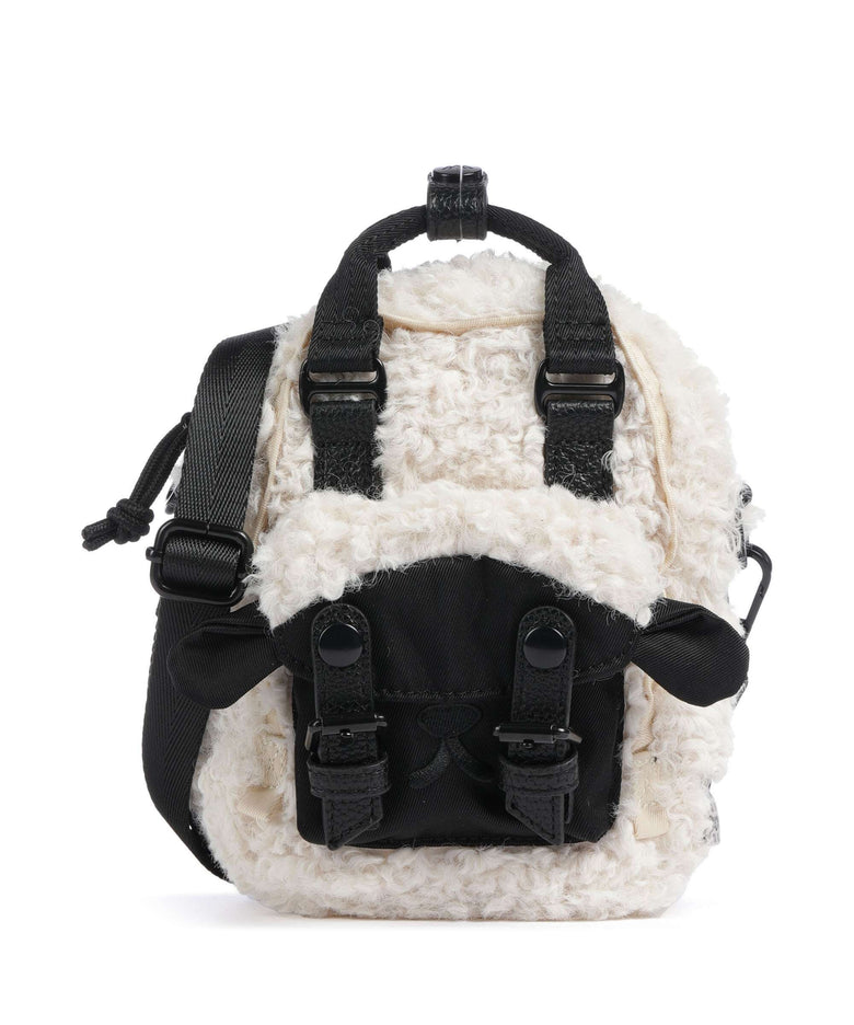 Doughnut Fairies & Friends Macaroon Tiny Crossbody bag white/black