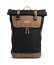 Doughnut Christopher Mochila roll-top black/khaki