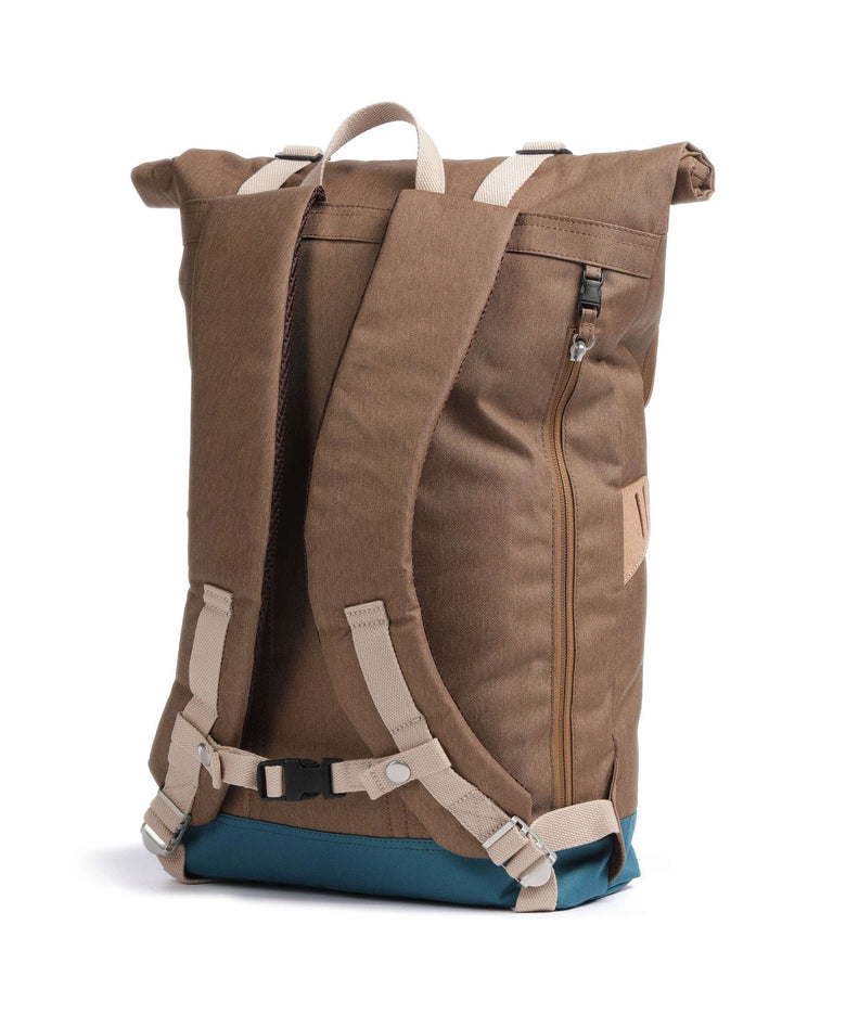 Doughnut Christopher Rolltop backpack khaki/teal