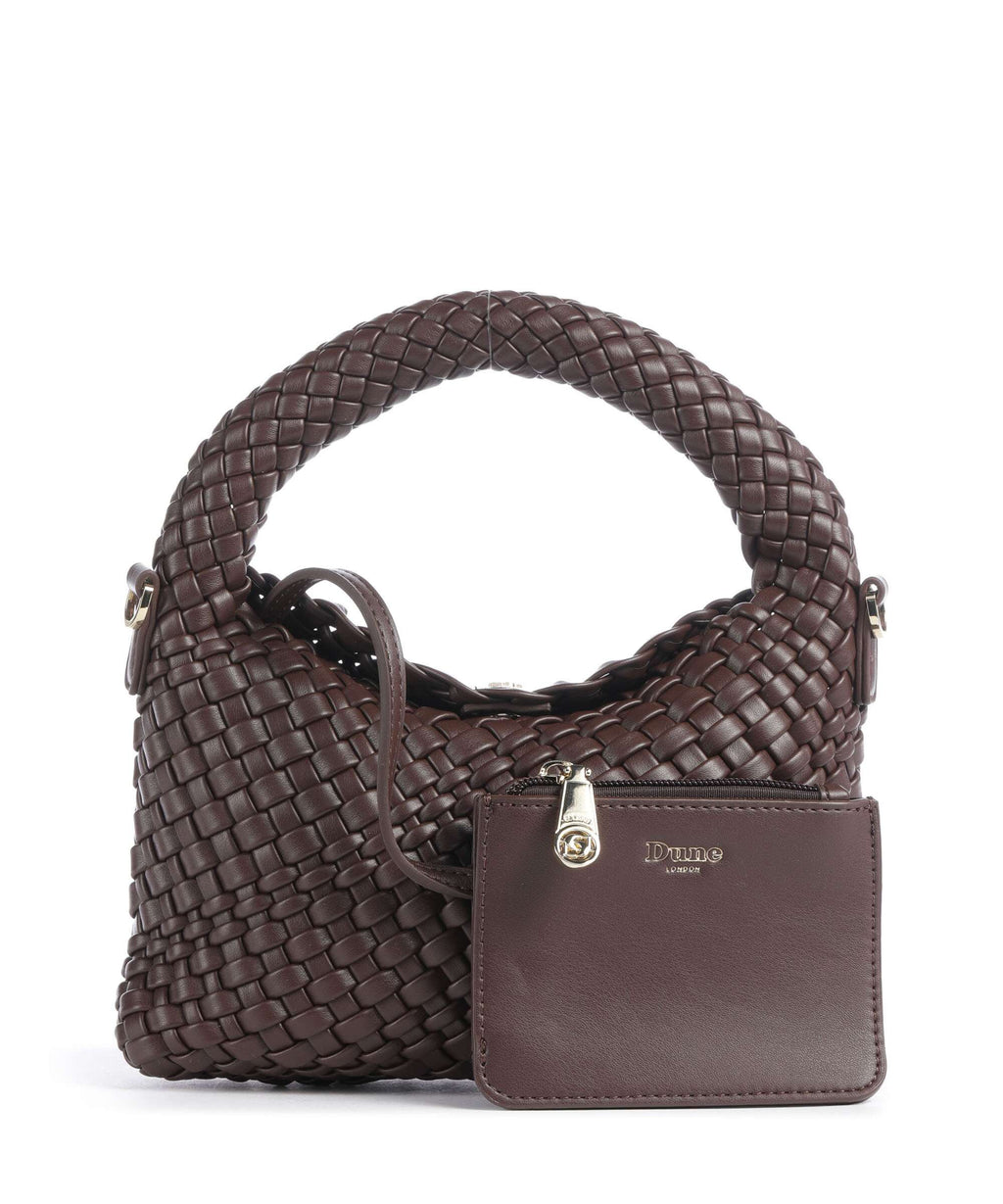 Dune London Deliberate Dinky Handbag chocolate
