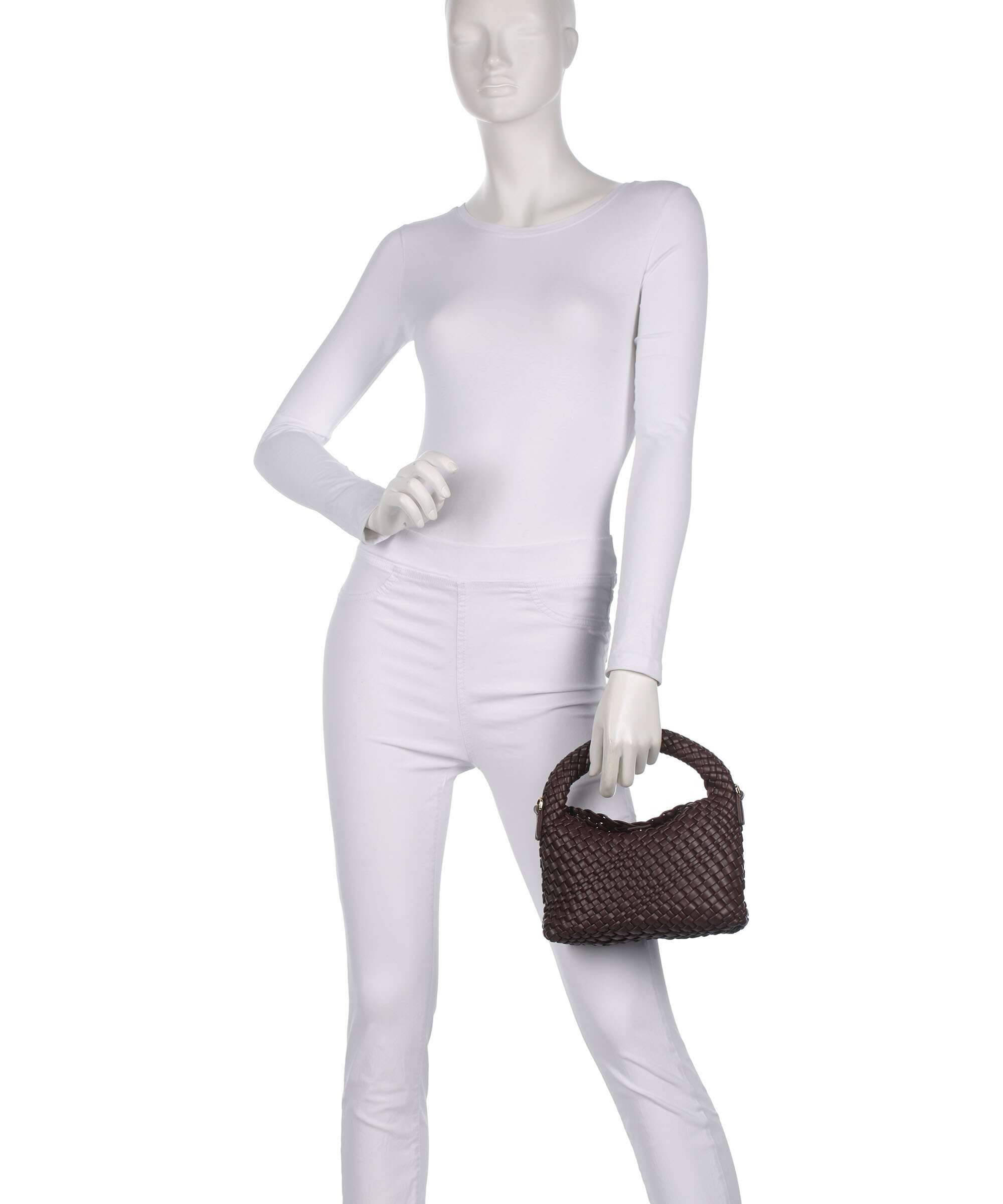 Dune London Deliberate Dinky Handbag chocolate