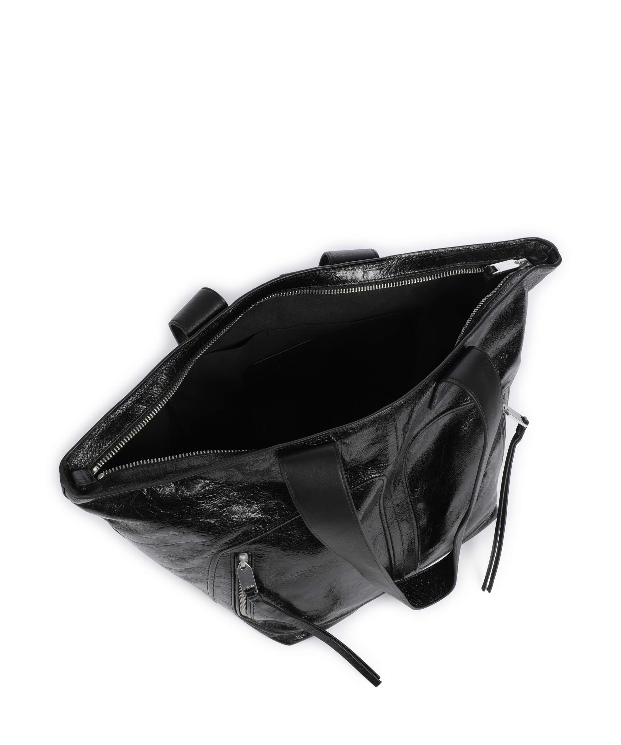 AllSaints Jean Rey Tote bag black/silver
