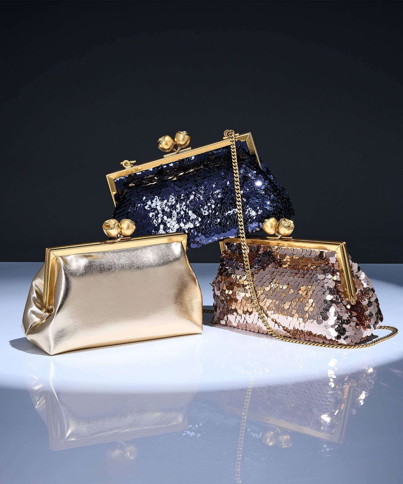 Ted Baker Sequinz Crossbody bag rose gold