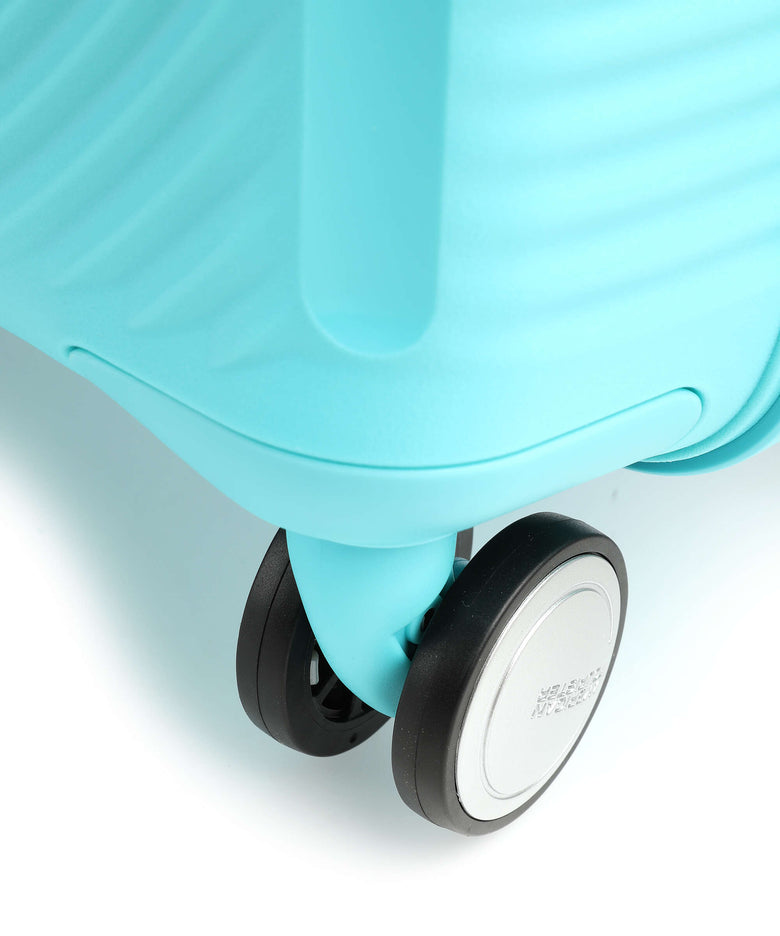 American Tourister Soundbox Spinner (4 wheels) poolside blue
