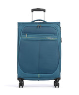 American Tourister Deep Dive Maleta con 4 ruedas teal/lime