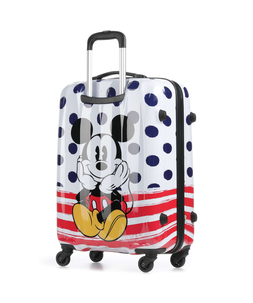 American Tourister Disney Legends Spinner (4 wheels) mickey blue dots