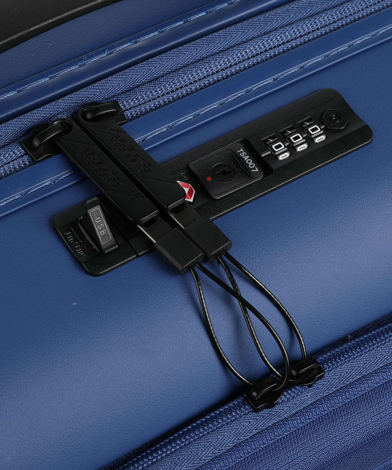 American Tourister Novastream Spinner (4 wheels) navy blue