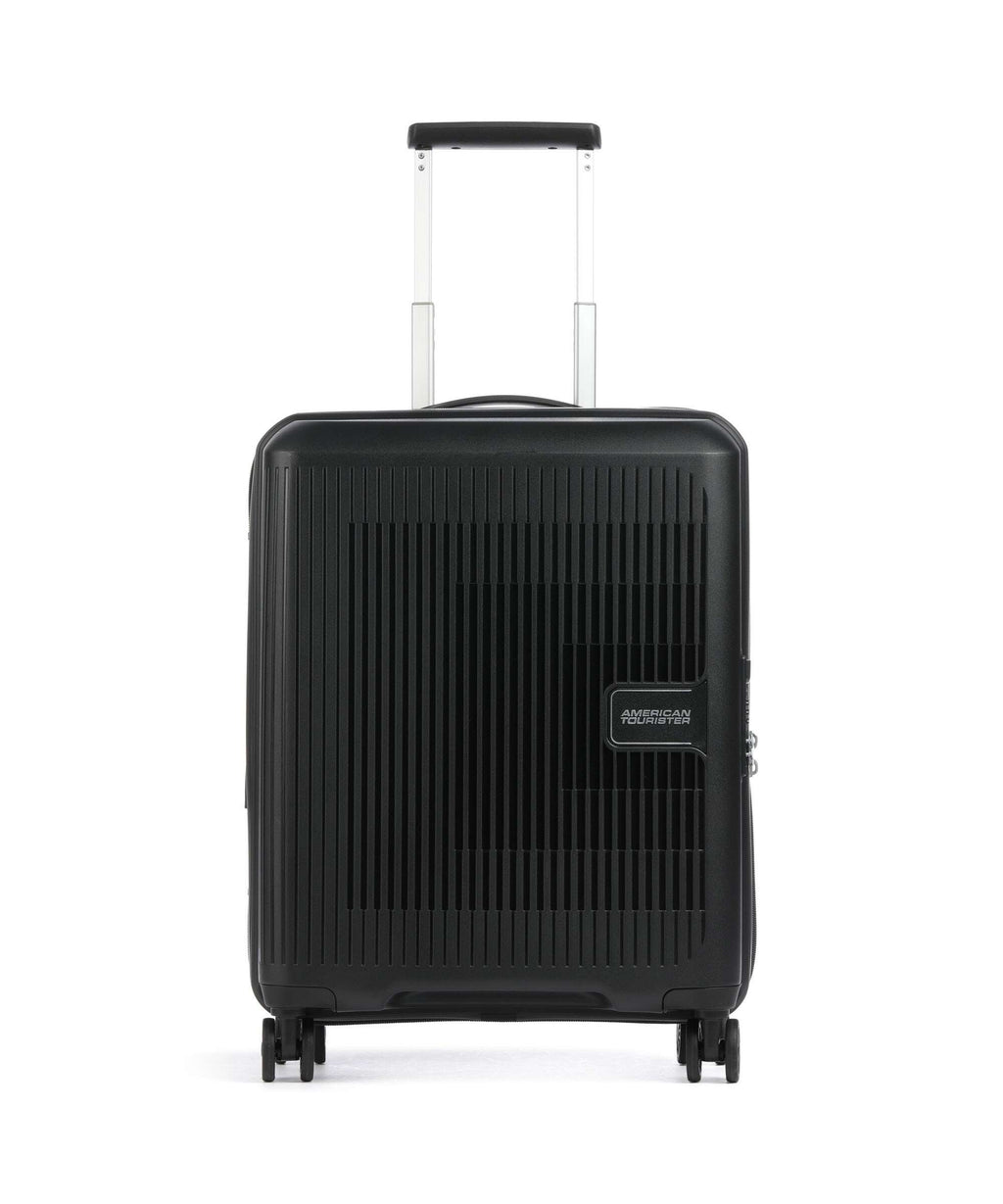 American Tourister Aerostep Spinner (4 wheels) black