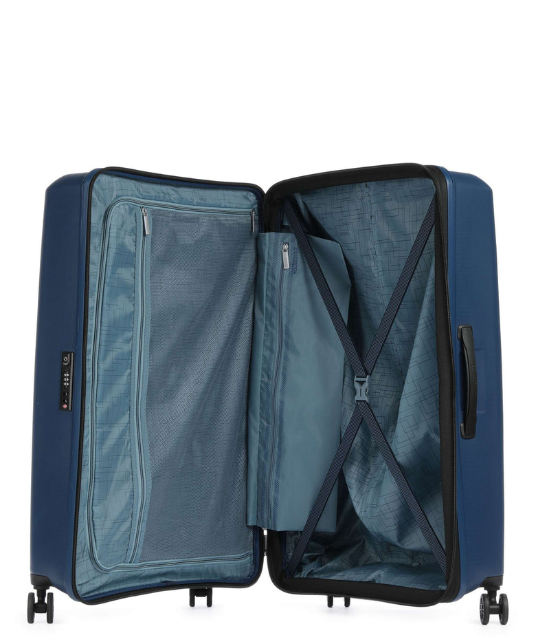 American Tourister Aerostep Spinner (4 wheels) navy blue
