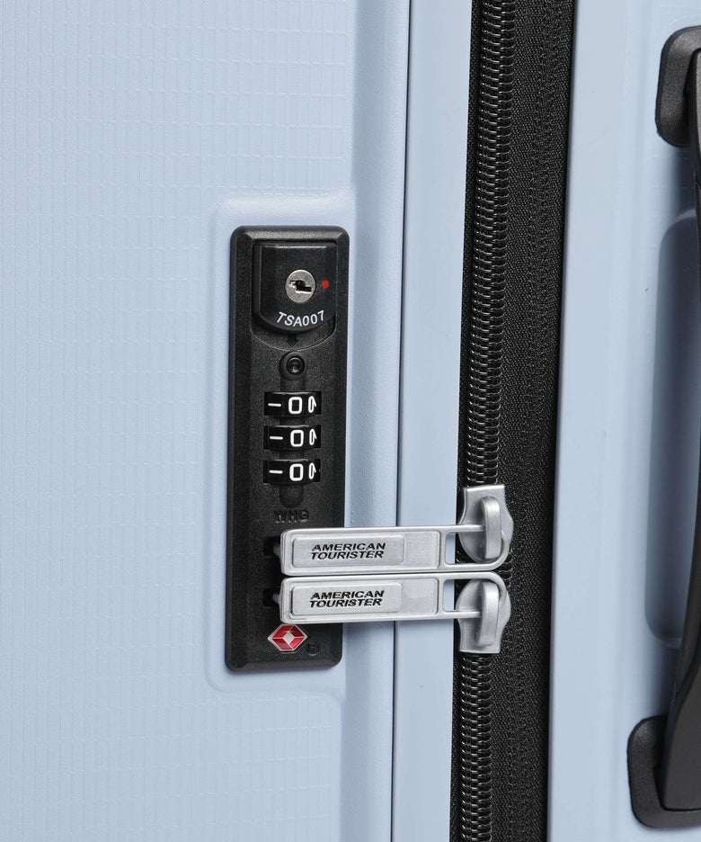 American Tourister Aerostep Spinner (4 wheels) soho grey