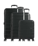 American Tourister High Turn Suitcase set (4 wheels) matte black
