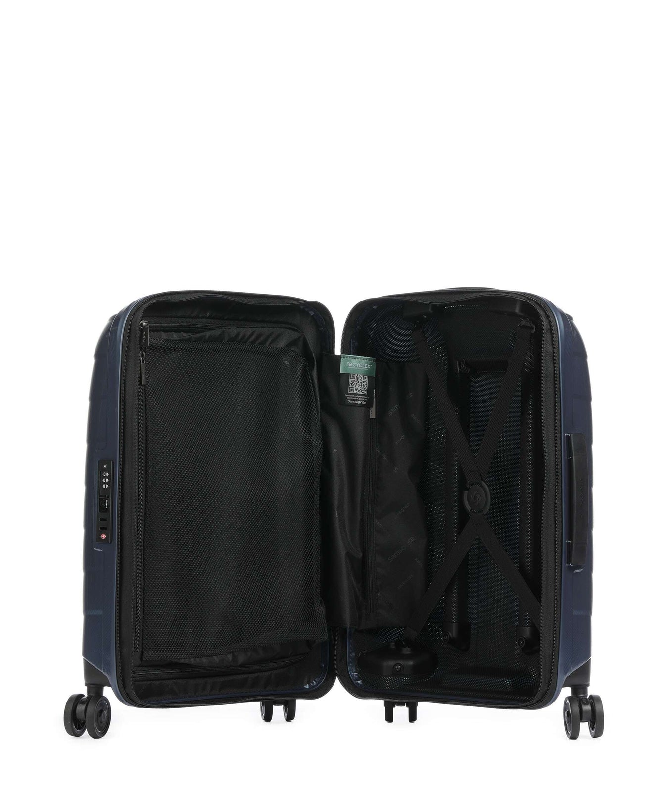 Samsonite Attrix EXP Spinner (4 wheels) steel blue