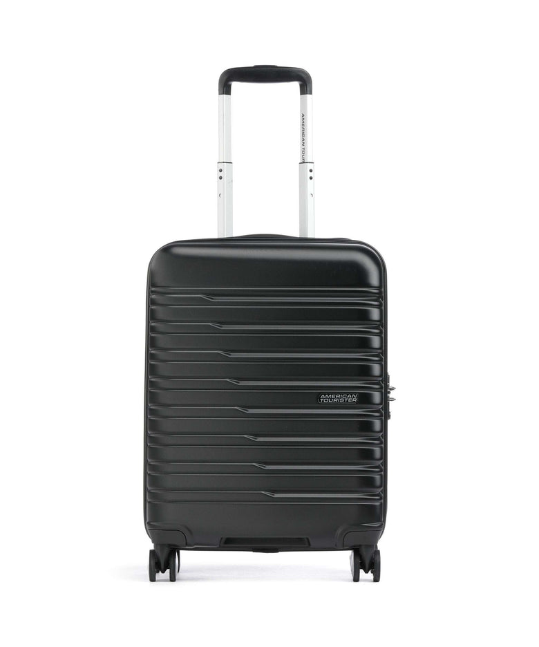 American Tourister Flashline Spinner (4 wheels) shadow black