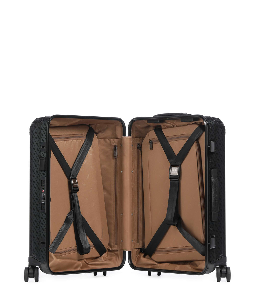 Samsonite Lite-Box Alu Boss Edition Spinner (4 wheels) graphite monogram