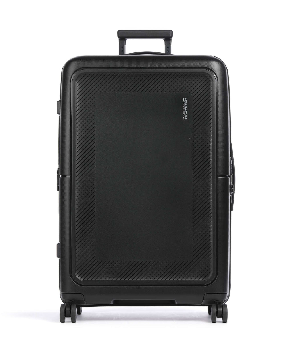 American Tourister Dashpop Spinner (4 wheels) true black