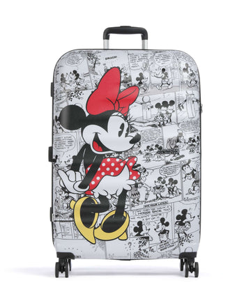 American Tourister Wavebreaker Disney Maleta con 4 ruedas minnie comics/white