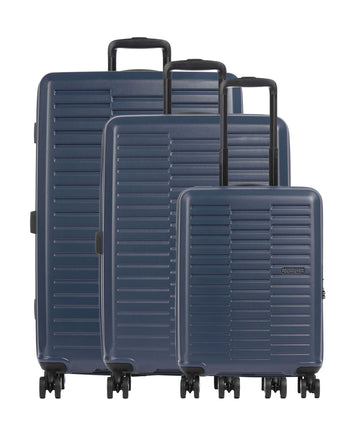 American Tourister Sunset Hills Juego de maletas (4 ruedas) navy blue