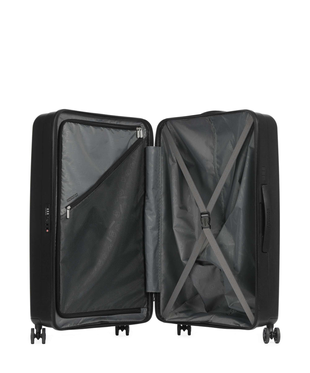 American Tourister Rejoy Spinner (4 wheels) true black