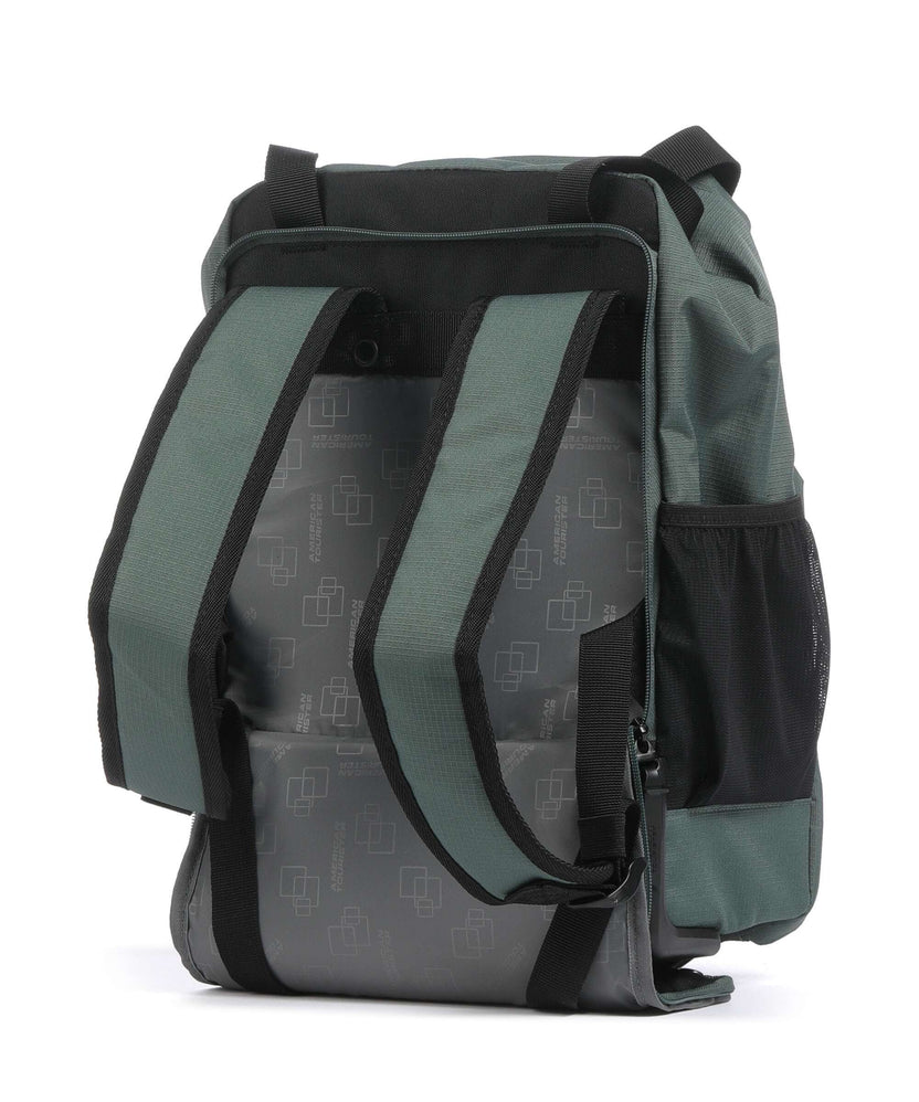 American Tourister Take2Cabin S Backpack with wheels dark forest