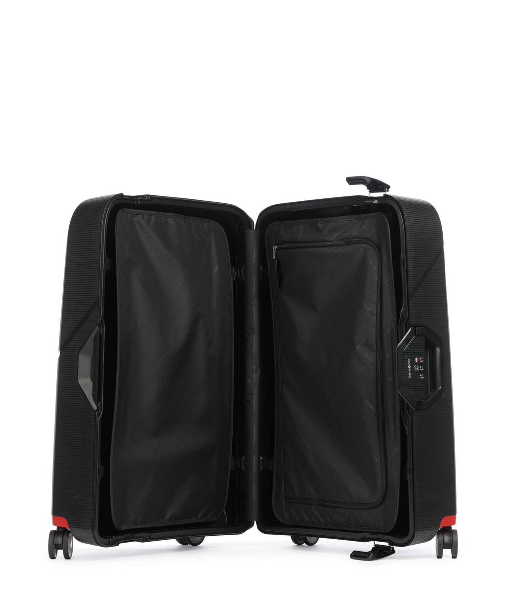 Samsonite Magnum Eco Spinner (4 wheels) black/red
