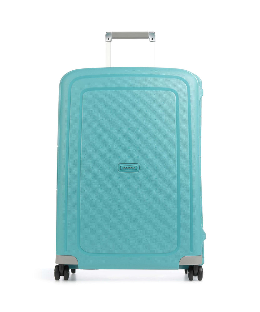 Samsonite S'Cure Spinner (4 wheels) aqua blue