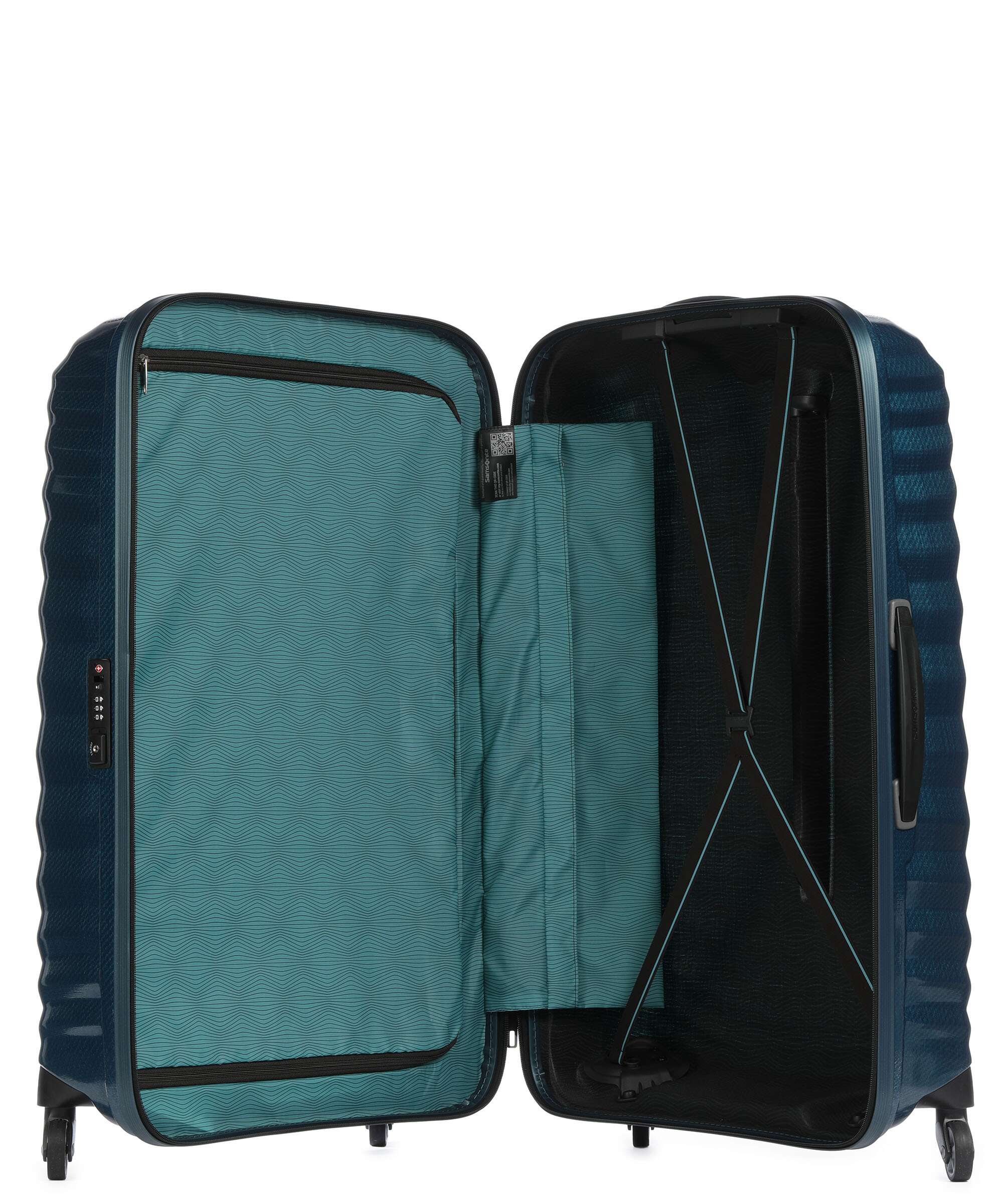 Samsonite Lite Shock Spinner (4 wheels) petrol blue
