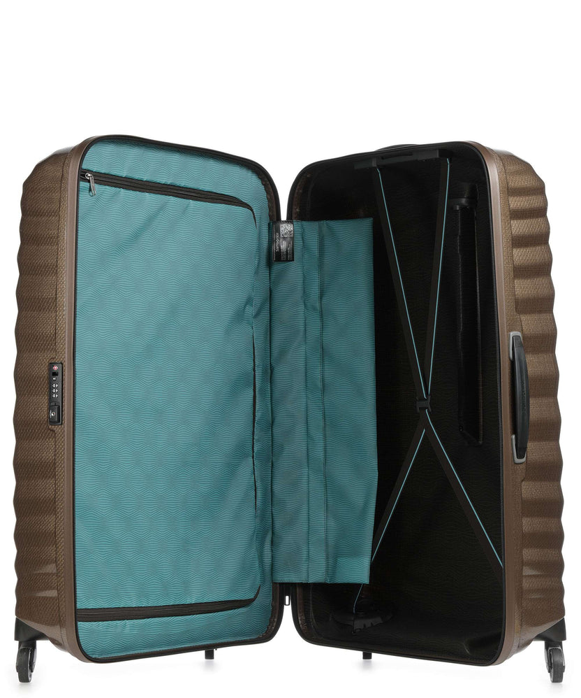 Samsonite Lite-Shock Spinner (4 wheels) sand