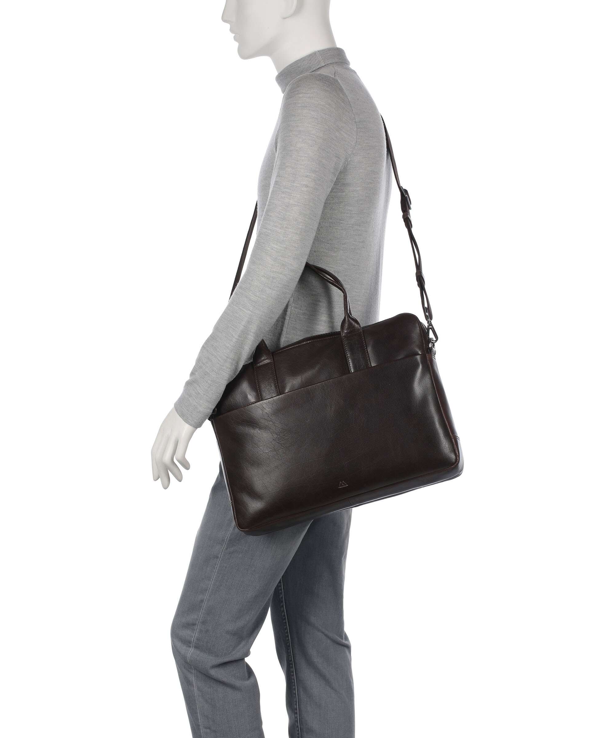 Markberg Grant Briefcase espresso brown