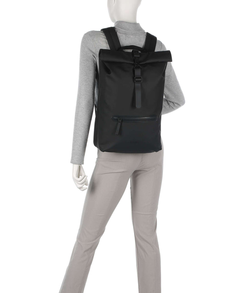 Rains Rolltop backpack black