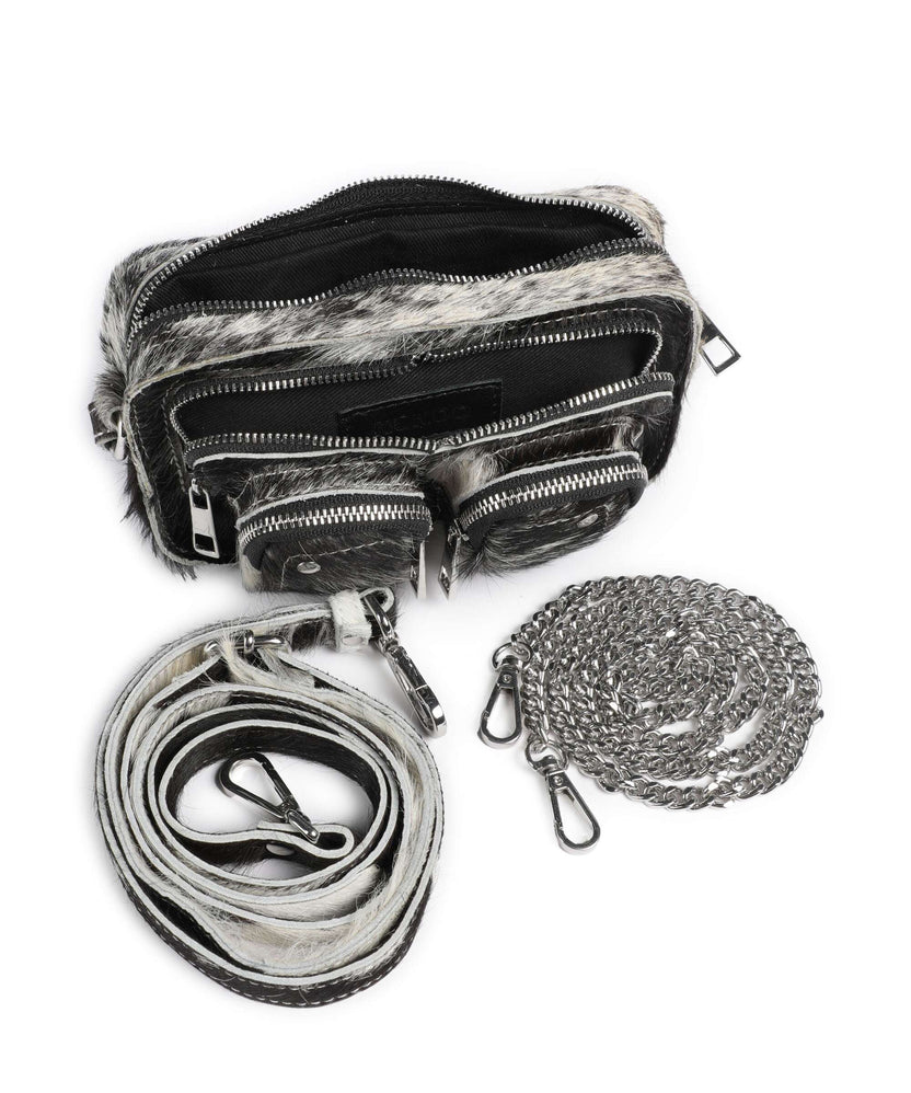 Núnoo Helena Crossbody bag black/white