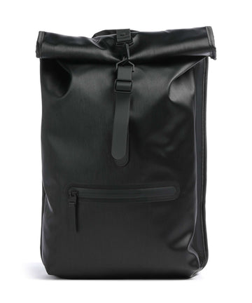 Rains Mochila roll-top black grain