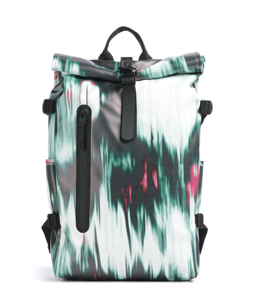 Rains Large Mochila roll-top blur