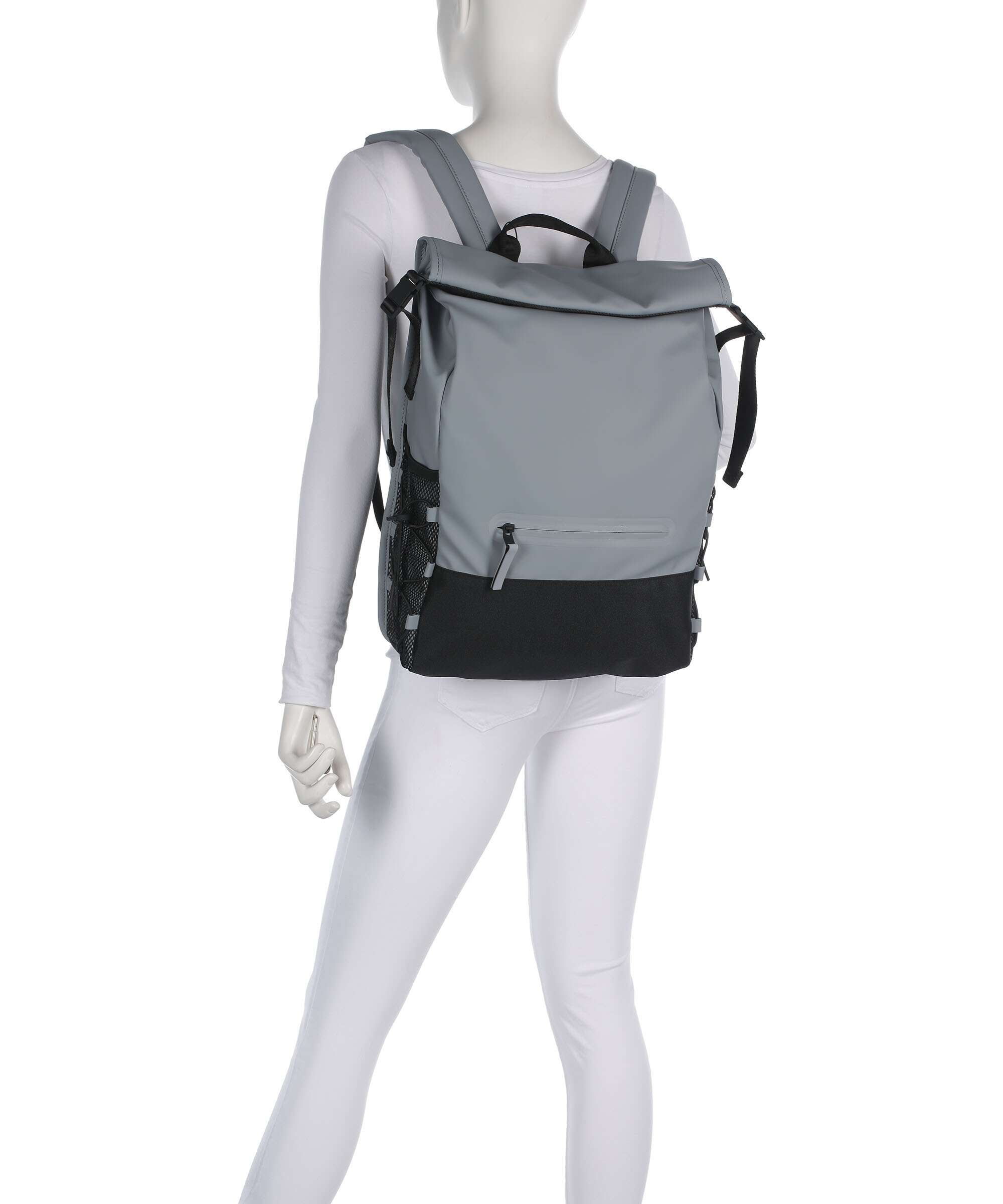 Rains Trail Mountaineer Rolltop backpack black