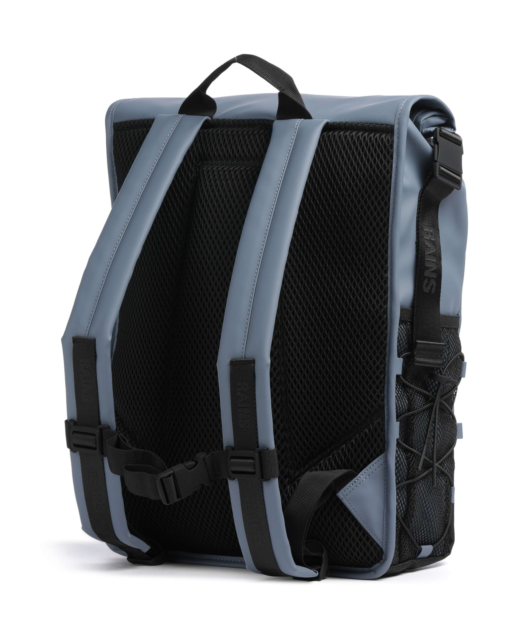 Rains Trail Mountaineer Rolltop backpack blue dusk