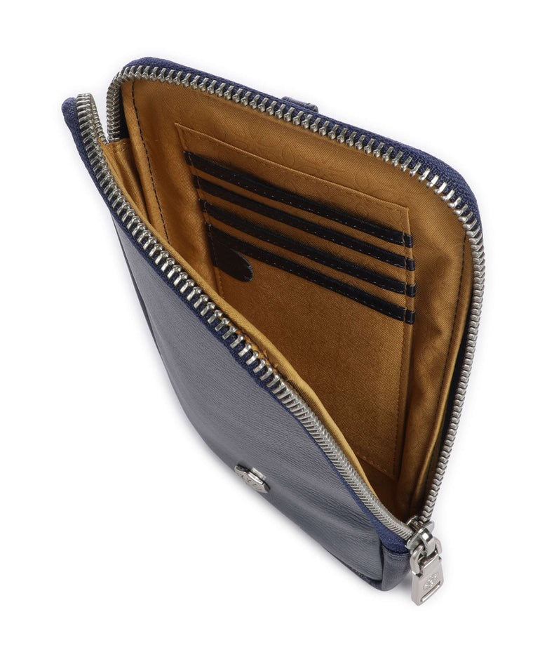 Jekyll & Hide Paris Phone bag metallic indigo