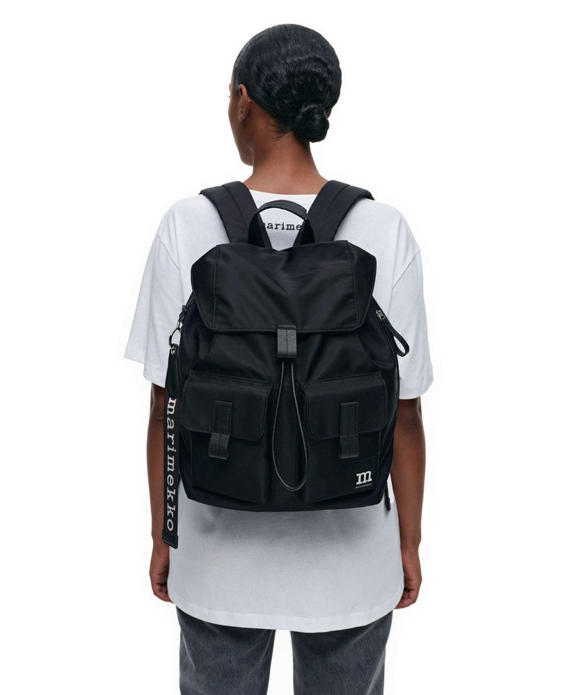 Marimekko Solid Everything L Backpack black